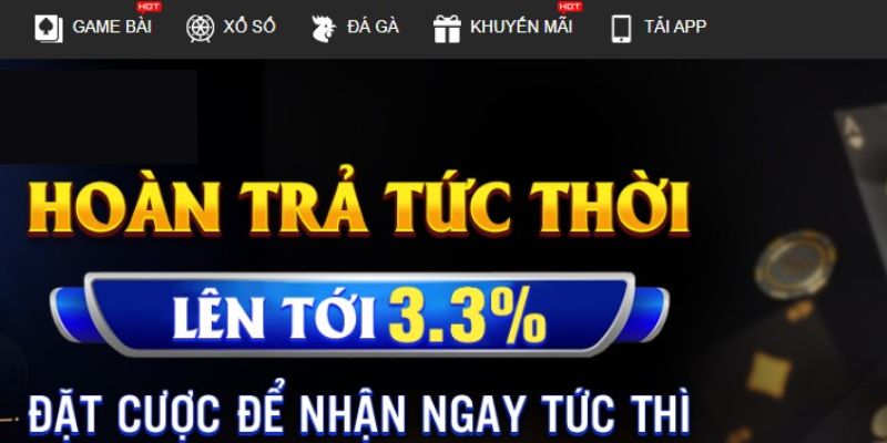 Hoàn trả 3,3% tại sảnh đá gà I9bet 